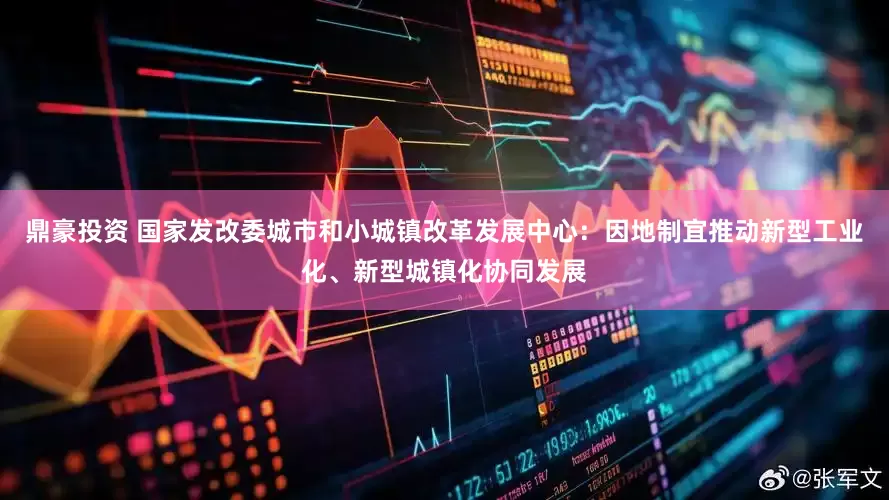 鼎豪投资 国家发改委城市和小城镇改革发展中心：因地制宜推动新型工业化、新型城镇化协同发展